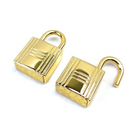 VersaKits - Paquete de 4 mini candados dorados sin llave, cerraduras pequeñas de metal sin combinación para bolsos, mochilas, equipaje, cajas de joyería y almacenamiento
