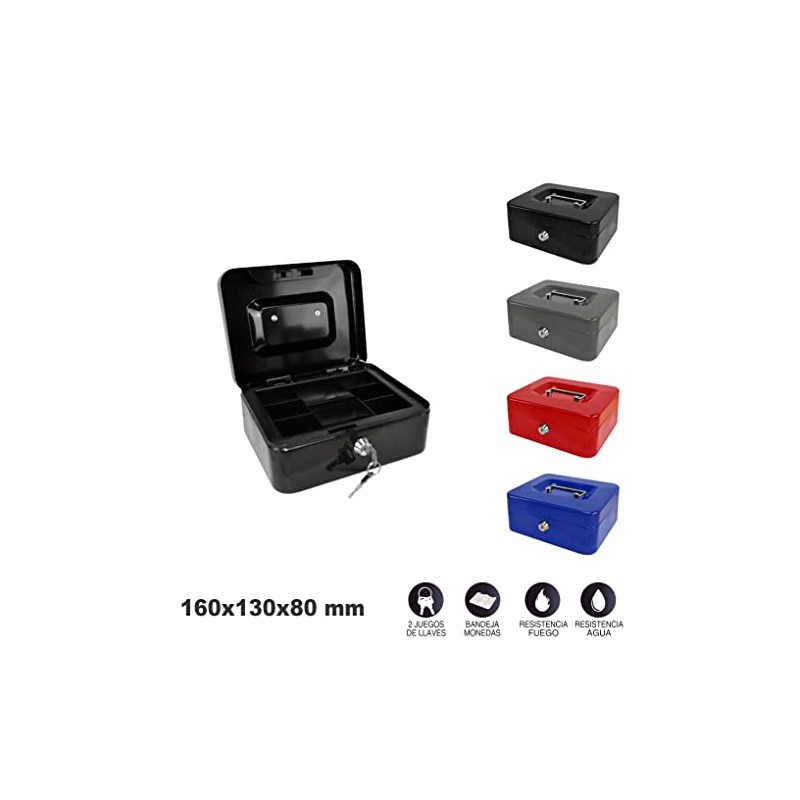 CRISCOLOR Cash Box Black 160 x 130 x 80 mm