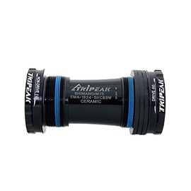 TRiPEAK Bottom Bracket BSA/ITA/C60/CR1/T47, with Ceramic Bearings for 24mm Shimano Hollowtech II Road/MTB Cranksets, Threaded BB Compatible with Trek, Giant, Specialized, Canyon, Campagnolo Frame