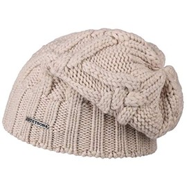 Stetson Valisdale Wool Beanie Hat Women/Men Oatmeal One Size
