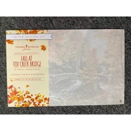 Thomas Kinkade Studio Postcard Fall at Fox Creek