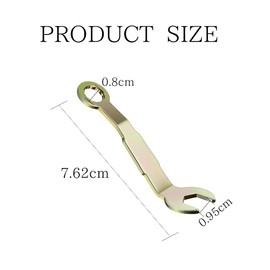2pcs 3 Inch Length Pocket Door Wrench, Closet Door Pivot Adjustment Wrench,Pocket Door Adjustment Tool,3/8 Opening Adjustment Wrench