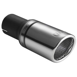 Ulter Sport Exhaust finisher - Round Ø70mm Slanted RS - Length 120mm - Installation ->50mm - Inox