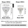 Simba Lighting [6 Pack] LED MR16 3.5W 12V 20W Halogen