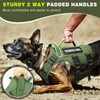 WINSEE Service Dog Vest Harness for Large Dog, Tactical Working