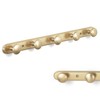 Goo-Ki 1 Pack Champagne Bronze Coat Rack Wall Mount Heavy