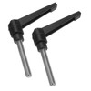 sourcing map 2pcs Clamping Lever Handles, M8 x 50mm 304
