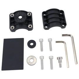 MoreFiiCo 8 Degree Trolling Motor Shaft Mount Fit for Panoptix Live Scope System and Panoptix LVS32 Transducer, For Use with All Shaft Diameters Replaces# 010-12784-01 0101278401