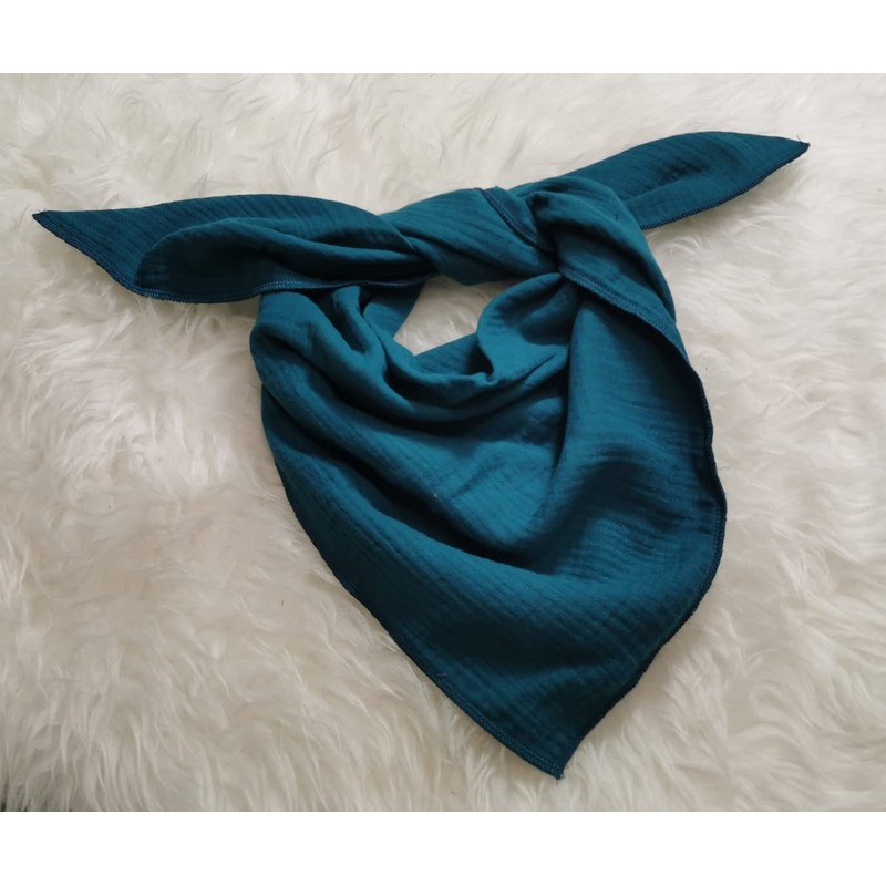 XXL Muslin Scarf for Men and Women (Petrol)