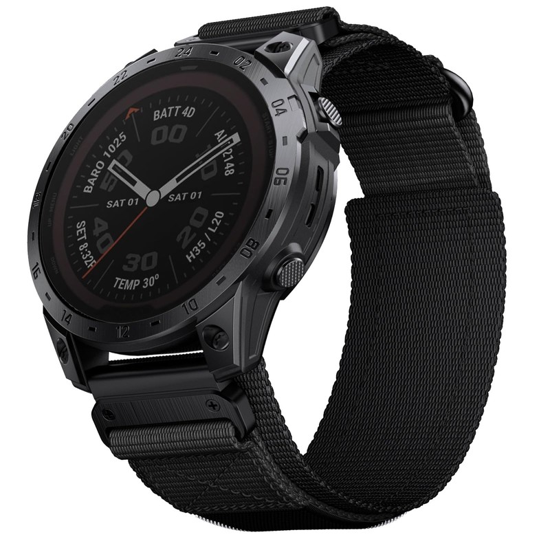 Upgraded Watch Nylon Sports Band for Garmin Fenix 8 51mm