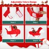 BWOGUE Santa Dog Costume Christmas Pet Clothes Santa Claus Riding