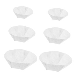 KONTONTY Coconut Coir Liner for Hanging Flower Basket 6-Piece Non-Woven Fabric Replacement Liners for Planting for Indoor and Outdoor Gardening