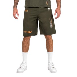 Venum UFC Adrenaline Fight Week Men's Performance Shorts, Khaki/Bronze