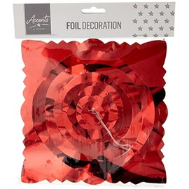 Premier 5050882272304 6 Section RED & Gold Garland, Glass