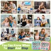 Glochin 2 Pcs Digital Timer for Kids, Magnetic Countdown Kitchen