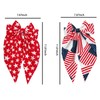 4th of July Hair Clips for Women 2PCS Red White