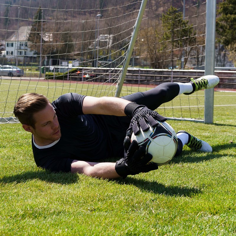 Catch & Keep Professional Goalkeeper Gloves for Adults, Maximum Grip,