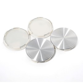 HowioZil 4Pcs 85.6mm(3.37in) Wheel Center Caps Replacement PTR18-34071 PTR45-34071 TOYC235 Silver Hub Caps, Compatible with 17" TRD Rock Warrior Wheel