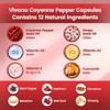 Cayenne Pepper Softgels Supplement, Supports Leg Vein, Heart and Blood
