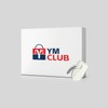 YMCLUB 30 PCS Clear Adhesive Wall Hooks - Transparent Acrylic,