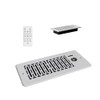 Register Booster Fan for 4"x10", 10-Speed Smart Vent Fan, Improves