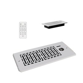 Register Booster Fan for 4"x10", 10-Speed Smart Vent Fan, Improves Heating and Cooling Vents for Home with Intelligent Thermostat and Remote Control