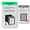 2 Pack T554 Air Purifier Replacement Filter and 4 Washable