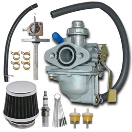 CRF50F XR50R Carburetor Fit for Honda CRF50F 2004 2005 XR50R 2000 2001 2002 2003 Carb 16100-GEL-702 with Air Filter & Fuel Valve Petcock