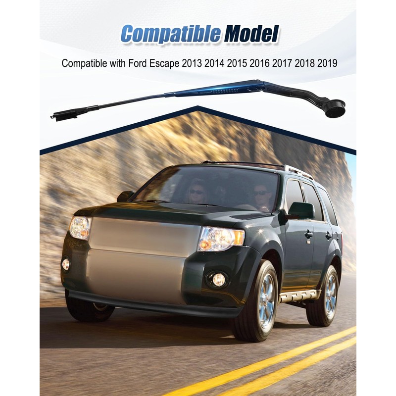 Replace 43513 43514 Front Windshield Wiper Arms Compatible with Ford
