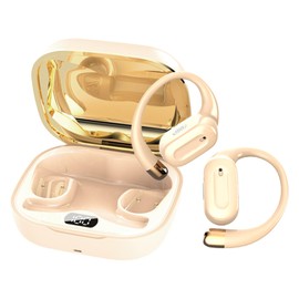 Over The Ear Earbuds, Stereo Wireless Earbuds, Consumer Electronics for Women Work Swimming Game Sports Running Translation Live Streaming