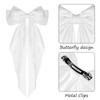 WLLHYF Pack of 2 Hair Clips with Large Bow Soft