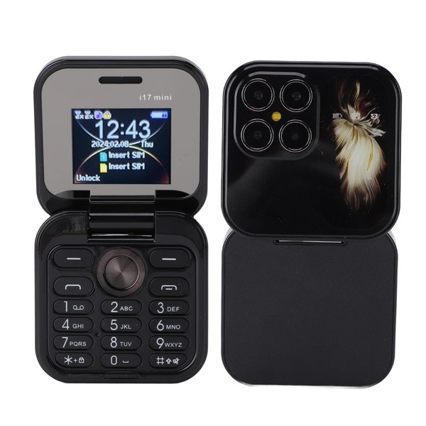 Smallest Flip Phone - Dual Nano SIM FM Radio 2G