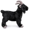 BABY FRANKIEZHOU Black Goat Plush Toy, Goat Stuffed Animal