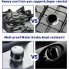 Eascookchef 12 inch Eascookchef Gas Cooktop 2 Burners NG/LPG Tempered