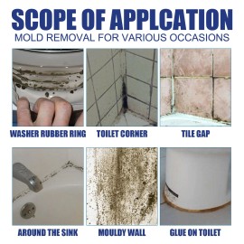 Jue-Fish Wall Mold Remover Mildew Removal Spray Model D0100XUVQ2Y 1pc for Toilet Wash BasinQuantity: 1pc