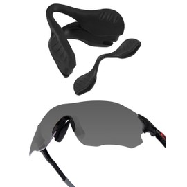 Eye Opening Stuff Replacement Nosepiece Nosepad Compatible with Oakley EV Zero Path/Pitch/Range/Stride Sunglasses - Black