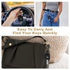 Heclia 2PCS Broken Car Key Loop Replacement, Leather Car Key