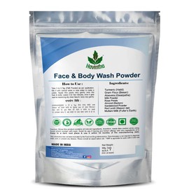 Havintha Natural Face and Body Wash Powder for All Skin Types - 227 gm