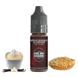 Apple Crumble and Custard High Strength Flavouring - 230+ Flavours - Galaxy Food Flavours - 10ml Bottle