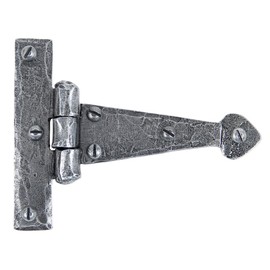 From The Anvil Pewter 4 Inch Arrow Head T Hinge (Pair)