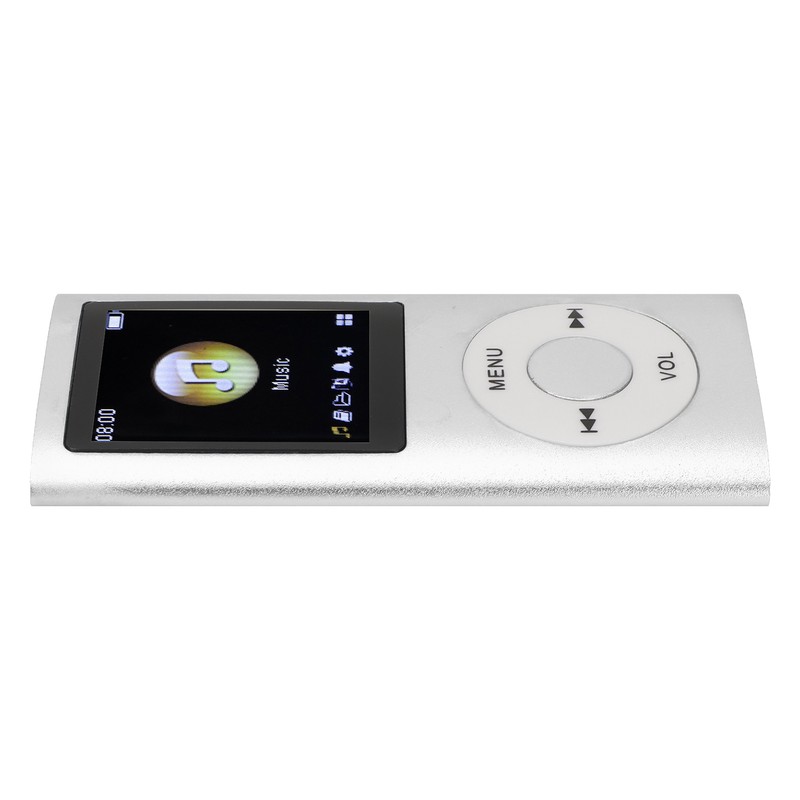 MP3 Player Stylish Multifunctional Lossless Sound Slim 1.8 Inch LCD