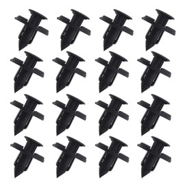 Create idea 50Pcs Car Bumper Fender Retainer Clips 0155309321 Nylon Black Push Type Rivet Fasteners For 8mm Hole Compatible With 350Z Pathfinder Primera