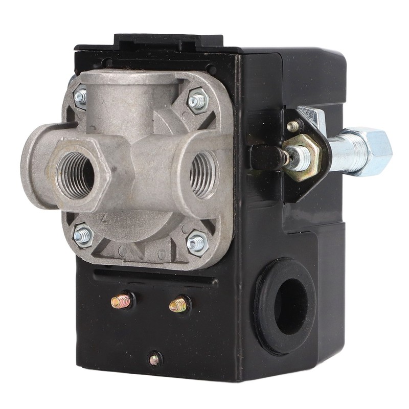 Air Compressor Pressure Switch 4 Ports Pressure Control Switch with
