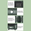 Space Heater Fast Quiet Heating Green Portable Mini Desktop Electric