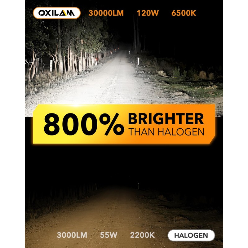 OXILAM M5S 9OO5 Bulbs 2024 1:1 Halogen Size, 30000LM Brighter