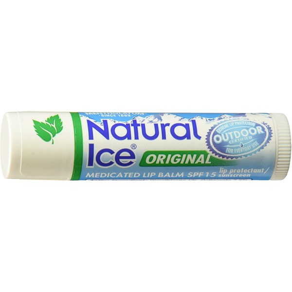 Mentholatum Natural Ice Lip Balm Original SPF 15 1 Each