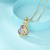 zeqingjw Butterfly Cremation Jewelry for Ashes Memorial Lockets Urn Necklace