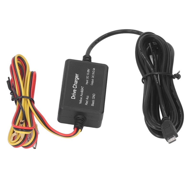 Dash Cam Hardwire Kit Rubber Metal for Mirror Cam GPS