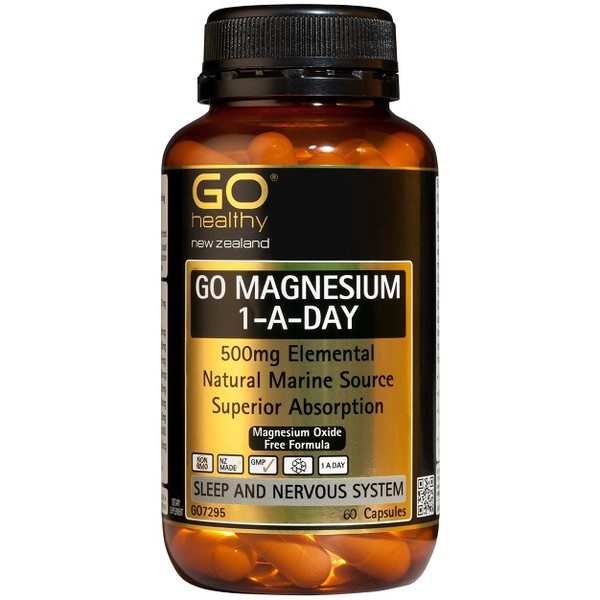 GO Healthy GO Magnesium 1-a-Day 500mg Capsules 60