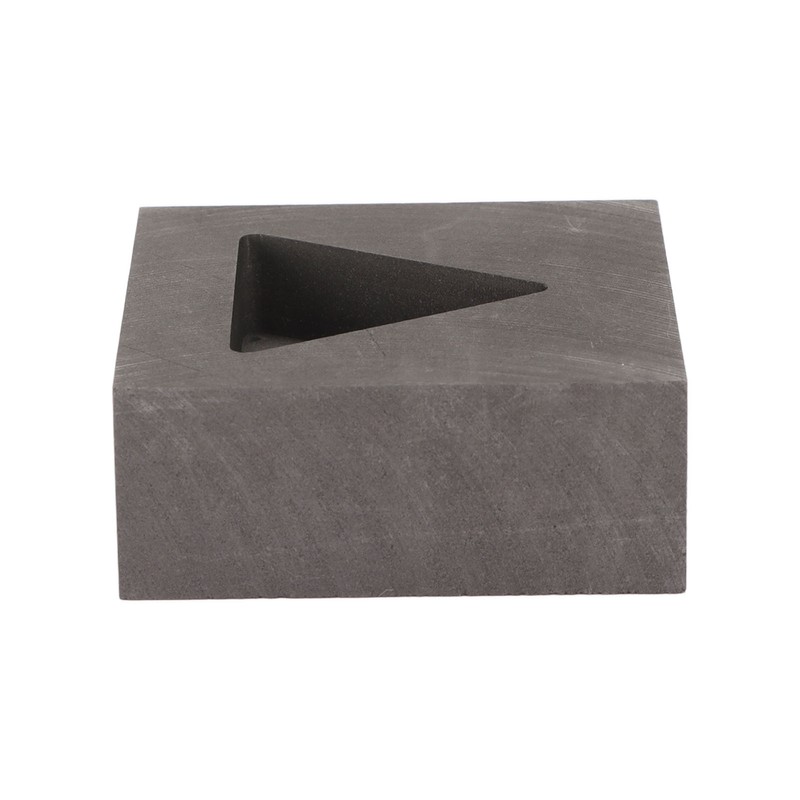 Triangular Graphite Ingot Mold Thermal Stability Multifunctional Graphite Crucible Mould